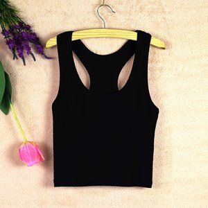 Sexy navel exposed yoga short racerback vest women&#39;s cotton in spring and